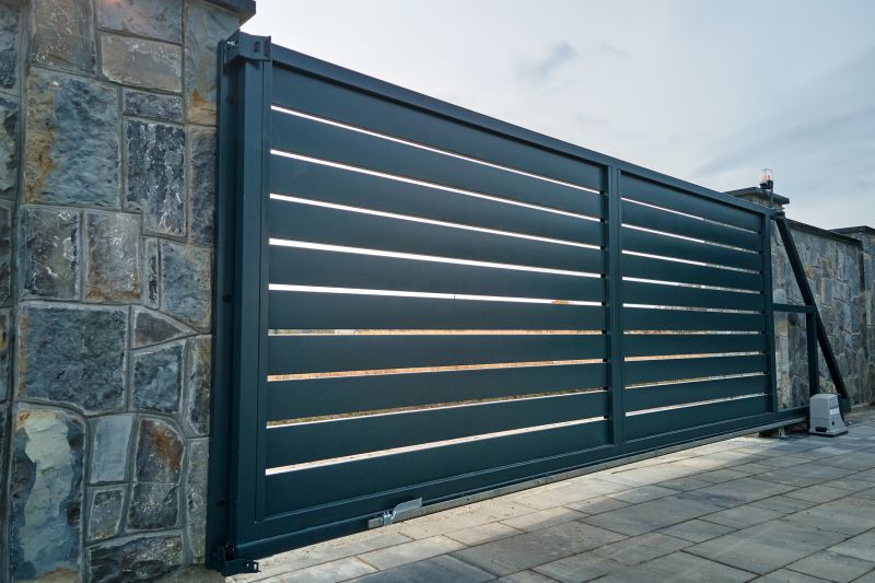Modern Sliding Driveway Gate