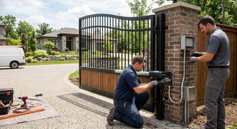 Driveway Gate Installation in Toms River, NJ