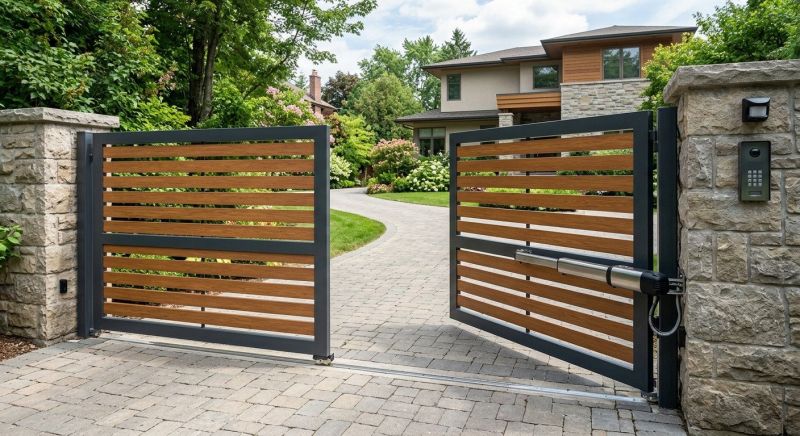 Motorized Gate Installation in Cumming, GA